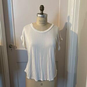 Rebel Society Medium knit White Tee